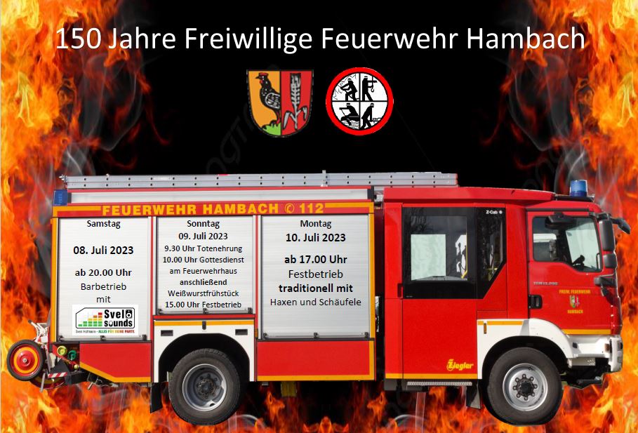 150 Jahre Feuerwehr Hambach